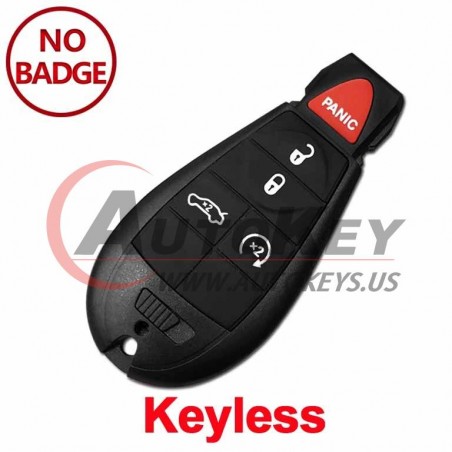 (433Mhz) IYZ-C01C Keyless Go of Smart Key For Chrysler Jeep Dodge Fobik