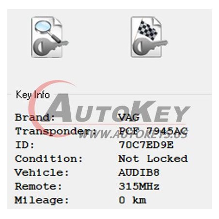 (315Mhz) 8T0959754G Keyless Smart Key For Audi