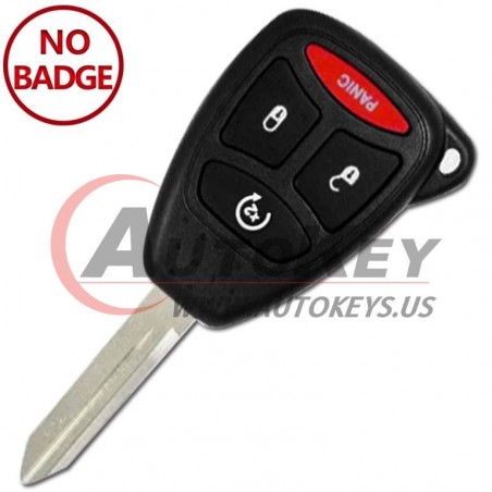 (315MHz) KOBDT04A Remote Key For Chrysler Dodge Jeep