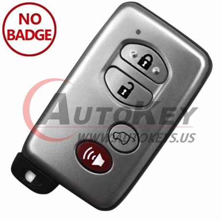 (A314-314.3Mhz) B77EH Smart Key For Toyota (TOY48) Kluger / Highlander