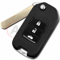 (433Mhz) HLIK6-3T Flip Remote Key For Honda Accord