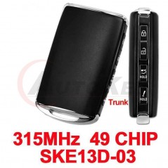 (315Mhz) WAZSKE13D03 Smart Key For Mazda 6 Miata RF MX-5
