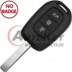 (433Mhz) 3btn/ VA2 Remote Key For Renault Symbol Logan