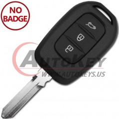 (433Mhz) 3btn/ HU179  Remote Key For Renault Symbol Trafic