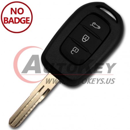 (433Mhz) 3btn Remote Key For Renault Dacia Duster Logan