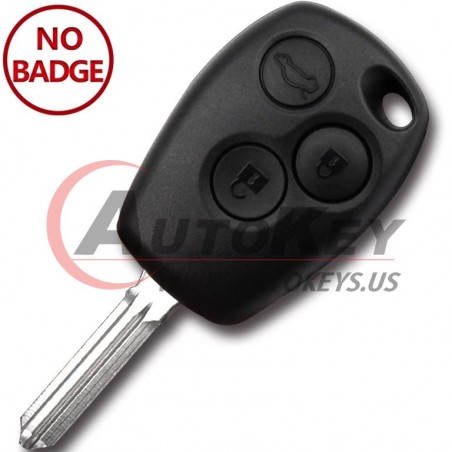 (433Mhz) HU179 3btn Remote Key For Renault