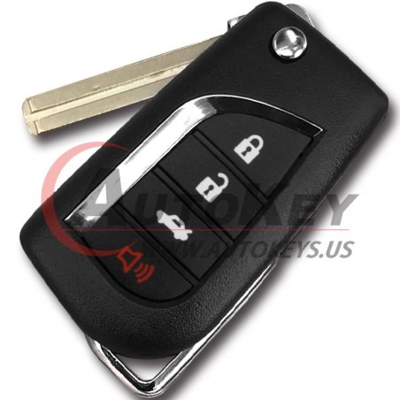 (314.4Mhz) Flip Remote Key For Toyota Camry Corolla