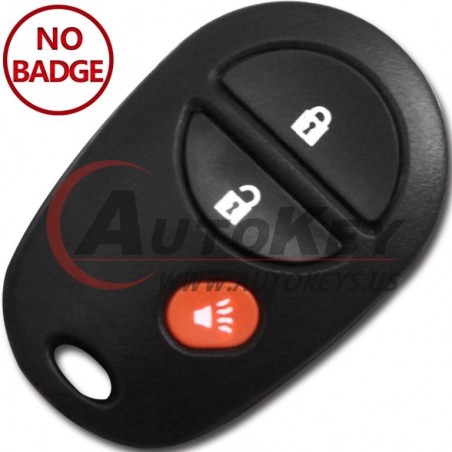 (315Mhz) 2+1btn Remote For Toyota