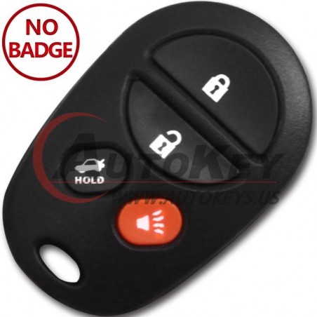 (315Mhz) 3+1btn Remote For Toyota (trunk)