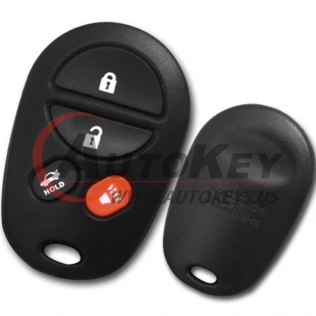 (315Mhz) 3+1btn Remote For Toyota (trunk)