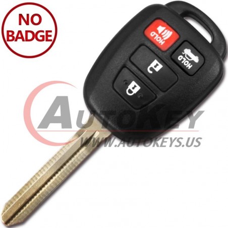 (314.4Mhz) 3+1btn Remote Key For Camry/Corolla