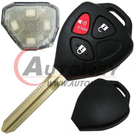 (312Mhz) 2+1btn Remote Key For Scion/Yaris