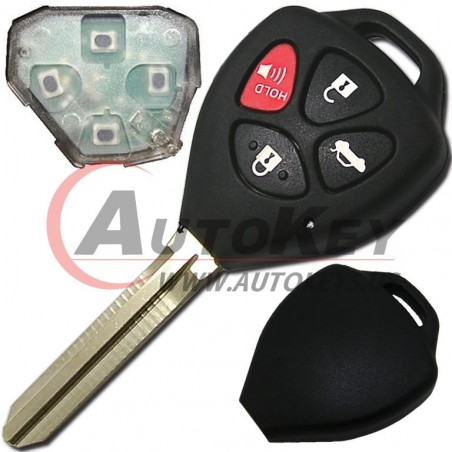 (315Mhz) 3+1btn Remote Key For Avalon Corolla Matrix