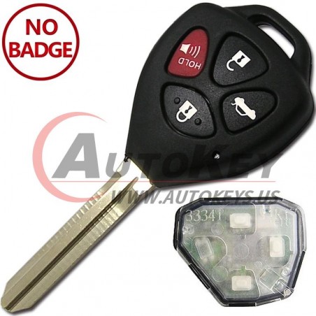 (314.4Mhz) 3+1btn Remote Key For Camry