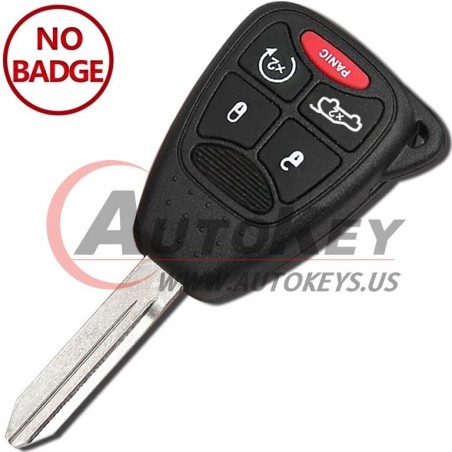 (315Mhz) OHT692427AA 4+1btn Remote Key For Chrysler/JEEP/DODG