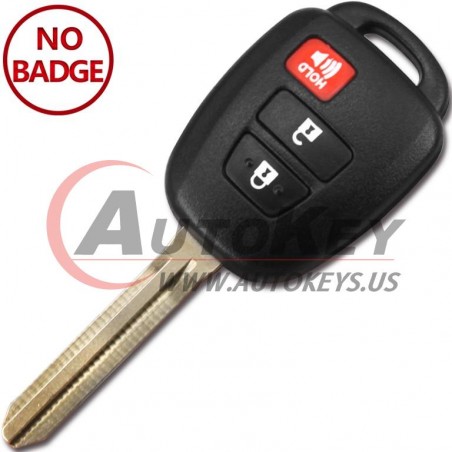 314MHz H Chip B51TE/B71TH 89070-52D70 Remote Key For Toyota Yaris