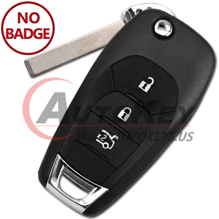 (433Mhz) 5933396 Flip Remote Key For Chevrolet Cruze Trax LS badge