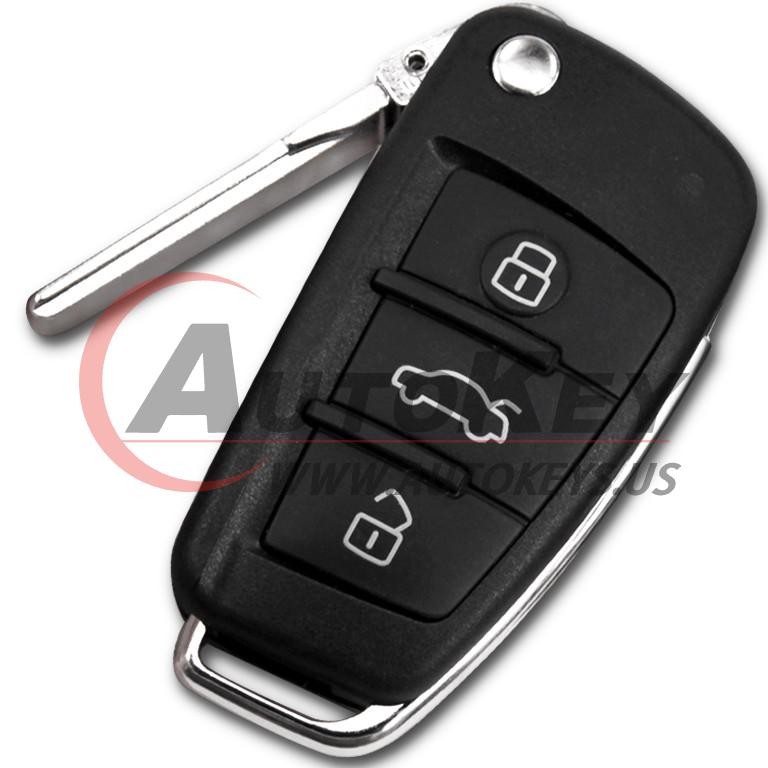 (433Mhz) 8V0 837 220D/220P Keyless Smart Key For Audi A3/S3