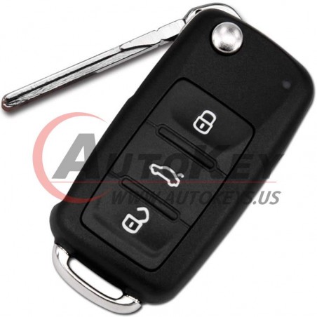 OEM Volkswagen Remote Keyless Entry Flip Key Fob Clicker Bulk Used NBGFS93N