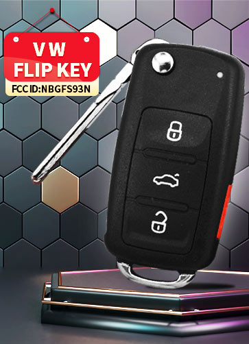 VW Keyless Flip Key